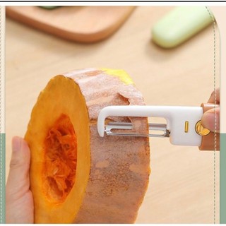 Dao Gọt Trái Cây Chất Liệu Thép Không Gỉ Có Nắp Đậy, Dao Gọt Vỏ Rau Củ Quả Đa Chức Năng