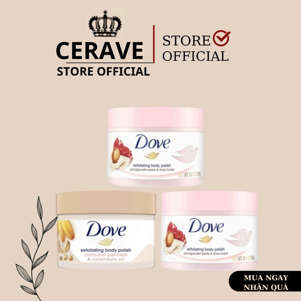 Tẩy Da Chết Toàn Thân Dove Exfoliating Body Polish - Mềm mịn da, không ...