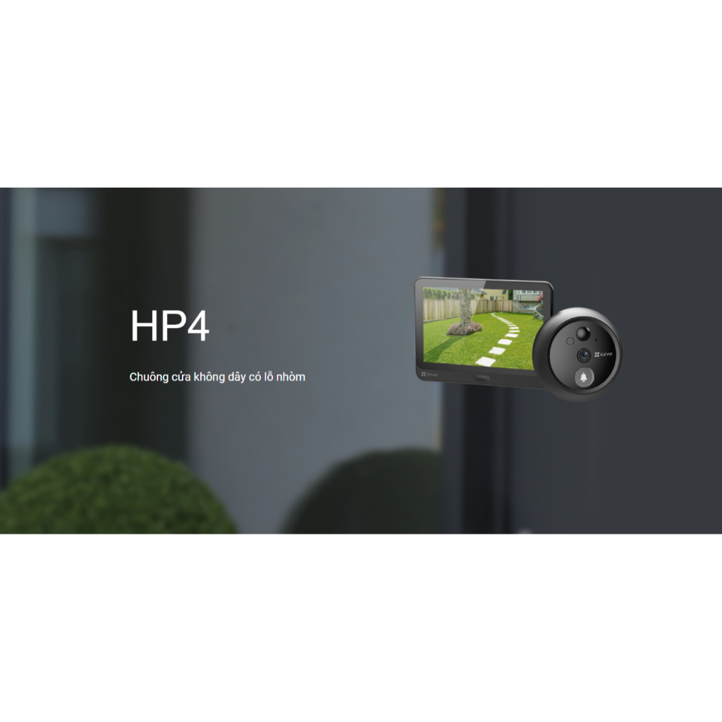 Ảnh Bộ chuông cửa không dây EZVIZ HP4 Độ phân giải 1080p, Xem trực tiếp và Gọi video hai chiều, Màn hình màu 4.3 inch 3