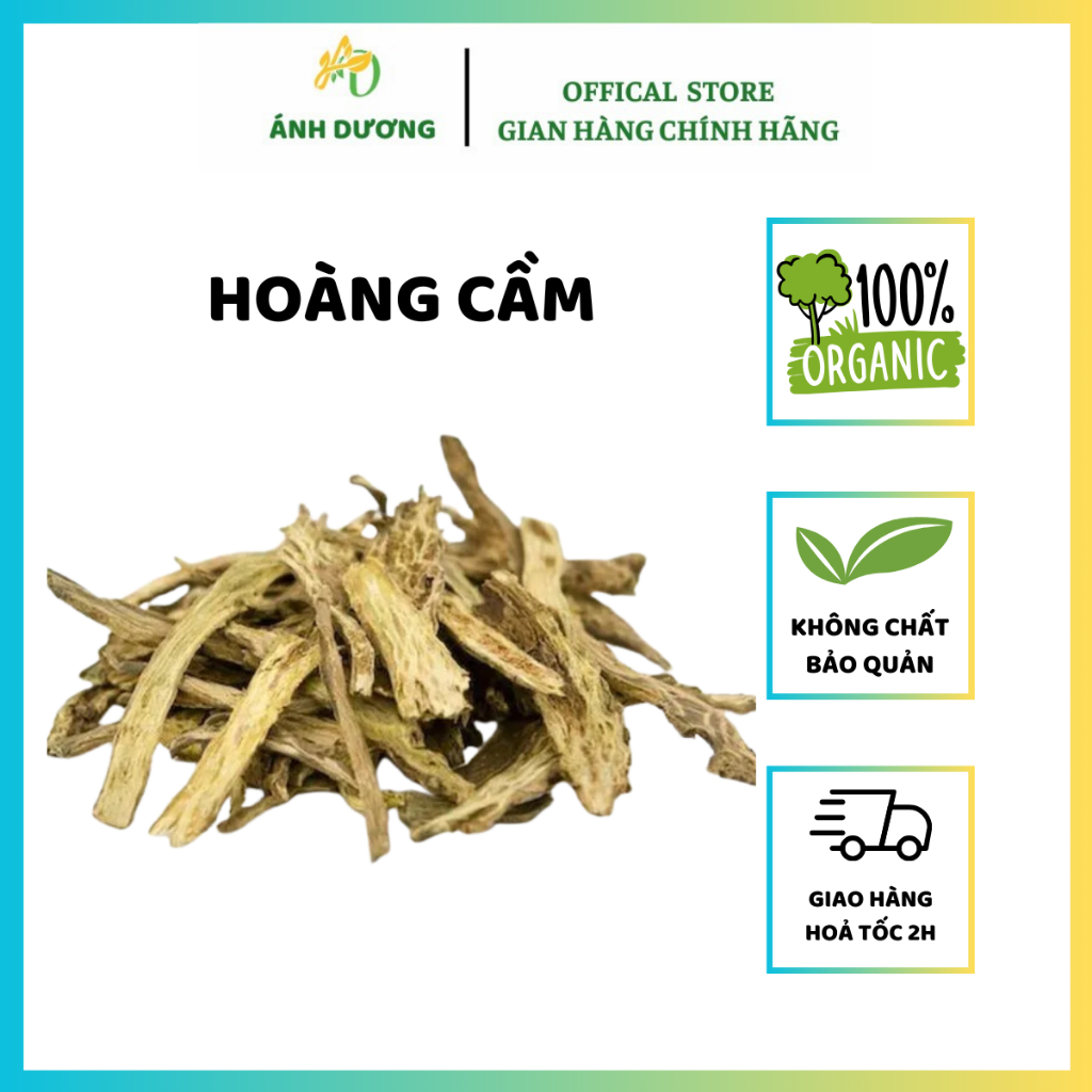 Hoàng Cầm Cây ( Khô, Thơm, Vàng )