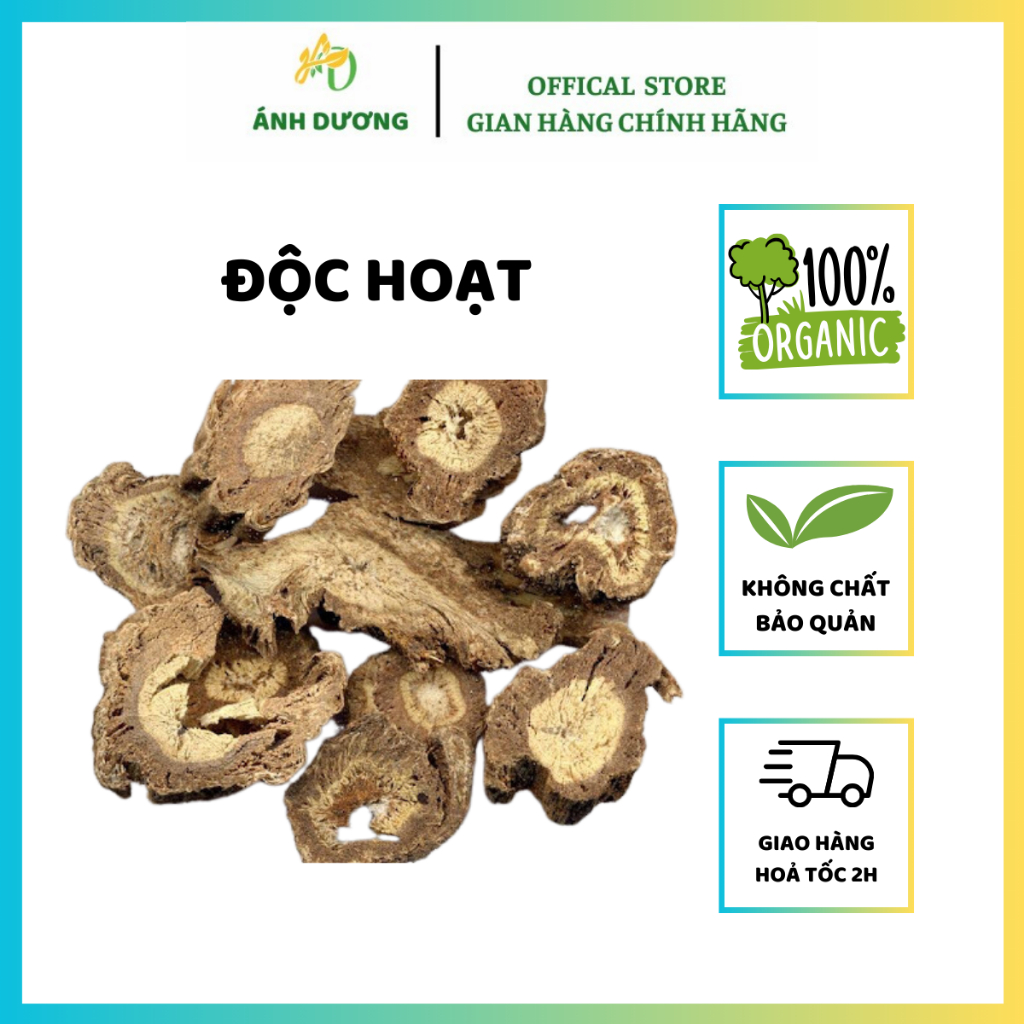 500GR Độc Hoạt Đầu Khô, Sạch Không Vụn Hàng Loại 1