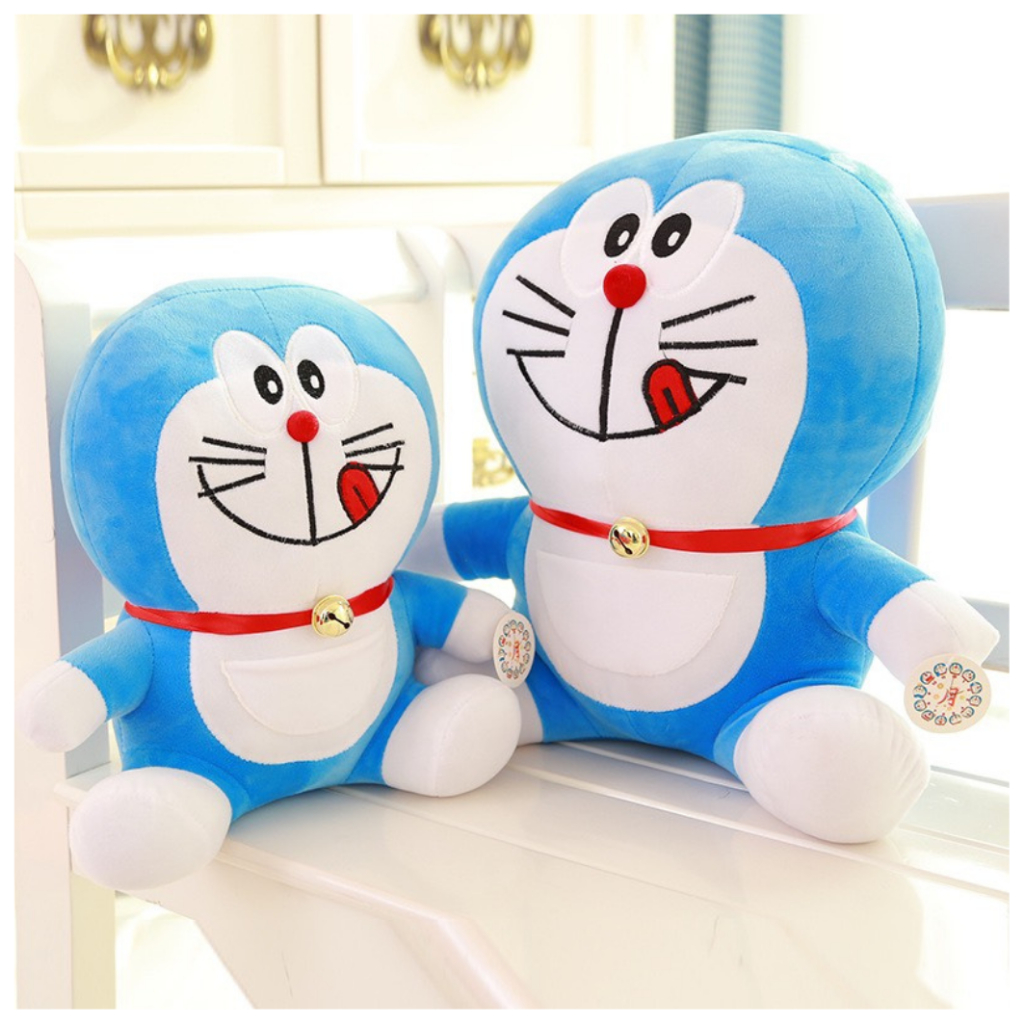 Gấu bông Doremon mặt cười dễ thương 40cm