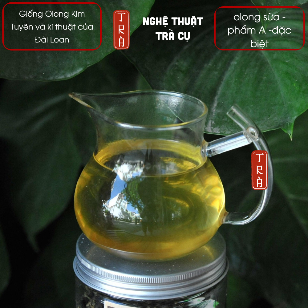 Trà Olong Sữa phẩm A đặc biệt của nhà trà Long Đỉnh - Lâm Đồng, 250gr túi hút chân không