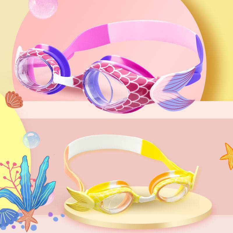 Kính bơi tiên cá cho trẻ em từ 3 tuổi POPO 871 ngăn nước tuyệt đối, hạn chế sương mờ
