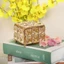Hộp đựng trang sức mini, hộp giấy đính đá pha lê cao cấp lấp lánh phong cách sang trọng hàng có sẵn