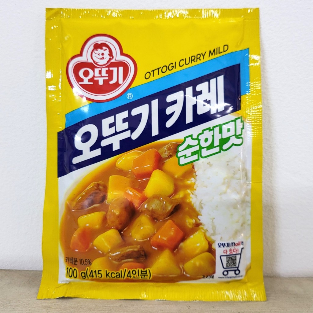 OTTOGI (gói 100g) BỘT CÀ RI KHÔNG CAY HÀN QUỐC Curry Mild Powder ...