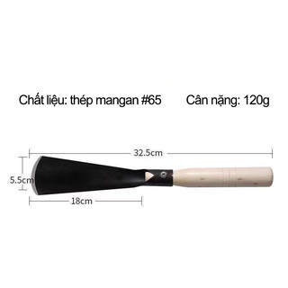 Xẻng Làm Vườn Cao Cấp, Dụng Cụ Trồng Cây Bằng Thép Không Gỉ Siêu Bền Đẹp Chắc Chắn 88491