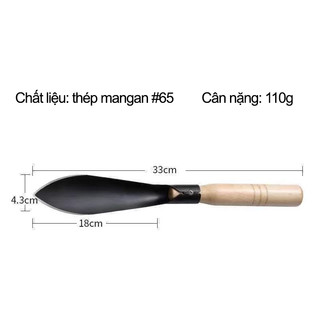 Xẻng Làm Vườn Cao Cấp, Dụng Cụ Trồng Cây Bằng Thép Không Gỉ Siêu Bền Đẹp Chắc Chắn 88491