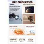 Máy Chiếu Mini Cao Cấp 4K KP960 Plus Mới Nhất 2024 Chính Hãng KAW, Hình ảnh sắc nét, âm thanh sống động, BH 24 Tháng — ảnh 2