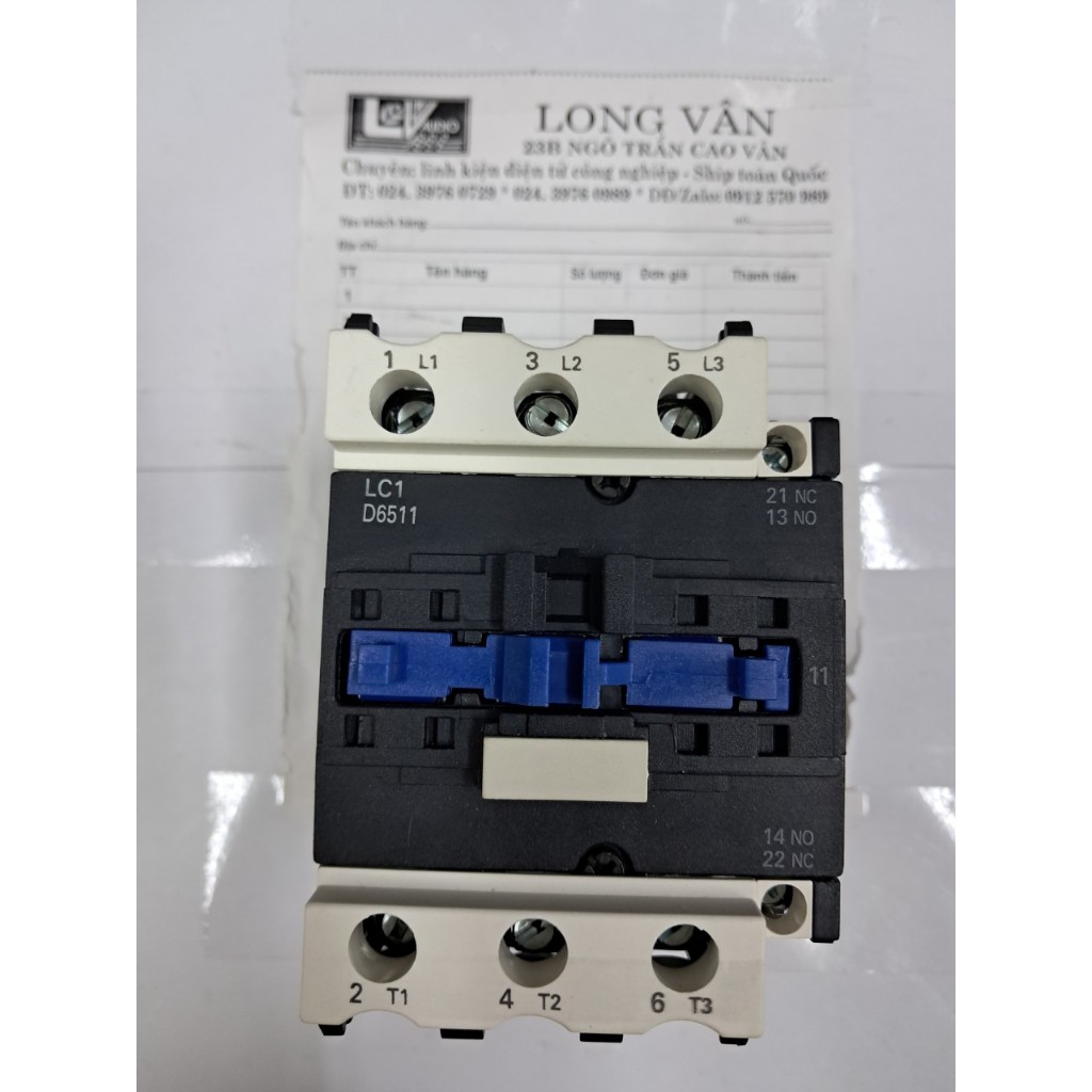 Khởi động từ AC contactor ( LC1 ) D6511 65A 220v / 380v | Shopee Việt Nam
