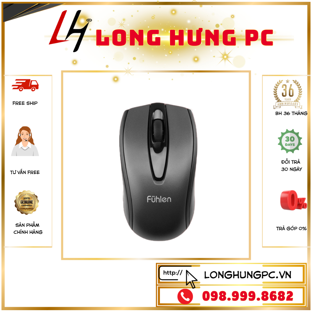 Chuột máy tính Fulhen L102, Chuột máy tính giá rẻ học sinh,sinh viên ...