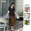 Áo kiểu peplum cổ vuông đính cúc BEMINE A439