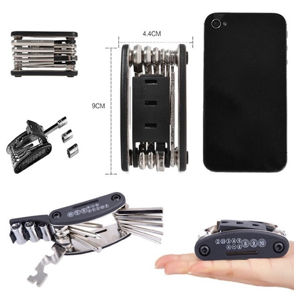 Ảnh Bộ Dụng Cụ Sửa Chữa Xe Đạp Đa Năng 15in1 Gấp Gọn Cầm Tay Tiện Dụng  15 Trong 1 Chính Hãng Amalife 3