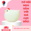 Đèn ngủ Gà Con, chất liệu silicone chuyển 7 màu