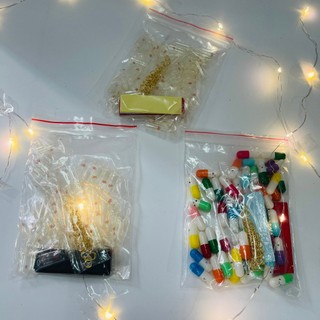 Set 50 viên nang tình yêu kèm giấy viết lời chúc, thả lọ chữa lành xinh xắn nhiều màu lựa chọn