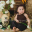 Bộ quần áo đôi cho các bé (6-23kg) - Bé trai sét áo Nâu quần Đen + Bé gái sét Yếm Nâu chân Váy Đen