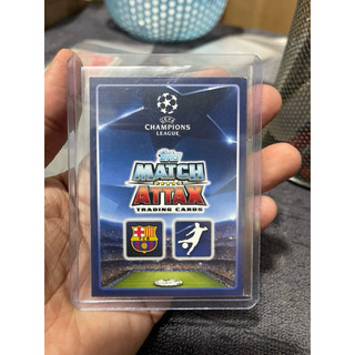 Thẻ Lẻ Topps Match Attax Champions League 2015/16 15/16 Messi Gold Limited ( Siêu Hiếm )