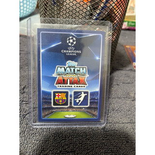 Thẻ Lẻ Topps Match Attax Champions League 2015/16 15/16 Messi Gold Limited ( Siêu Hiếm )