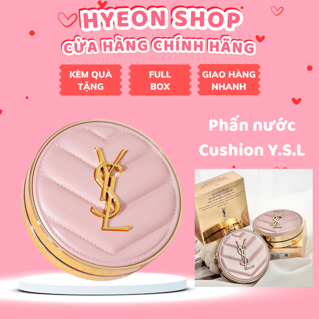 Phấn Nước YSL Cushion Touche Éclat Glow Pact - Bản Hồng mới 2024, Hyeon ...