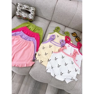 Sét bộ áo dây NHÚM BÈO cho bé gái(D005)