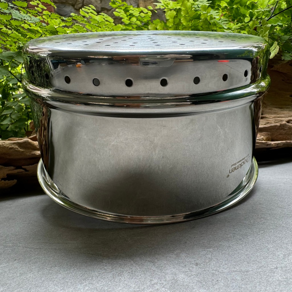 Khay Hấp KINSGEM by Chockmen 16-18-20-24-28CM Inox 18/10 Siêu Dày Dặn Hấp Đồ Ăn Đồ Xôi Rau Củ Quả