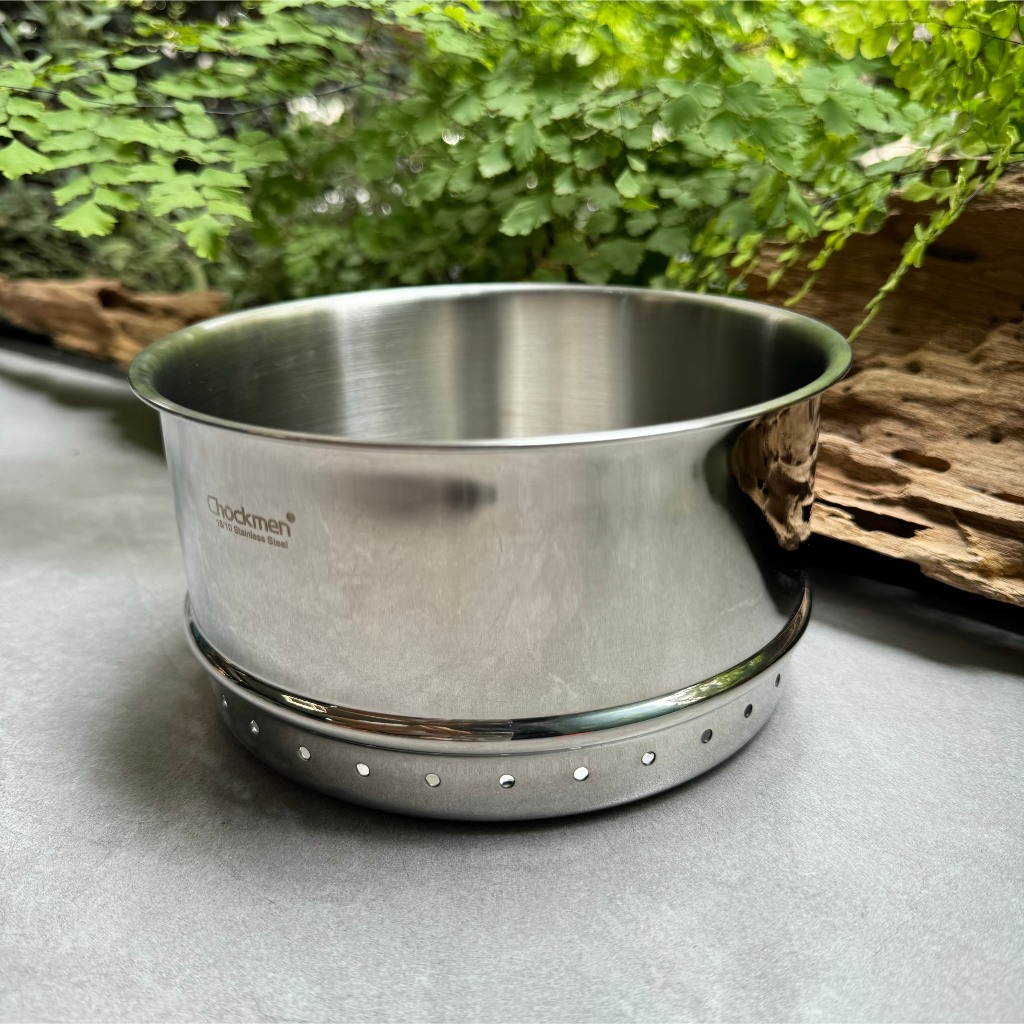Khay Hấp KINSGEM by Chockmen 16-18-20-24-28CM Inox 18/10 Siêu Dày Dặn Hấp Đồ Ăn Đồ Xôi Rau Củ Quả