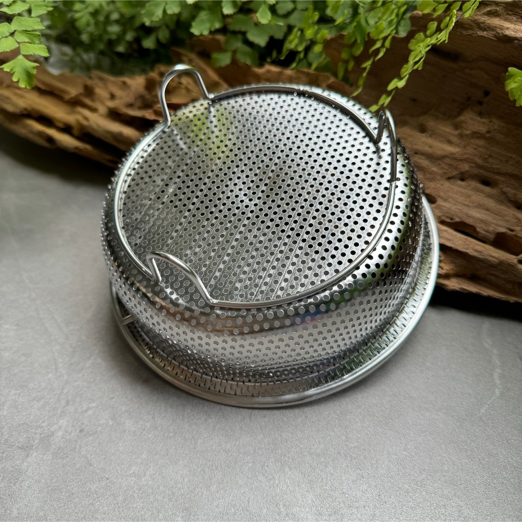 Rổ Hấp KINSGEM by Chockmen Inox Cực Dày Đa Năng Khay Hấp Cơm Tách Đường Khay Ráo Dầu Dùng Cho Nhà Bếp