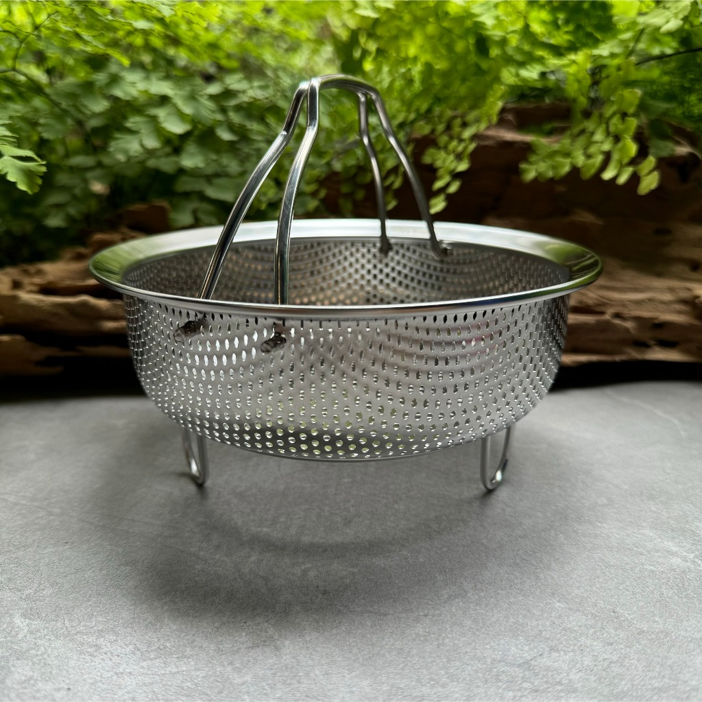 Rổ Hấp KINSGEM by Chockmen Inox Cực Dày Đa Năng Khay Hấp Cơm Tách Đường Khay Ráo Dầu Dùng Cho Nhà Bếp