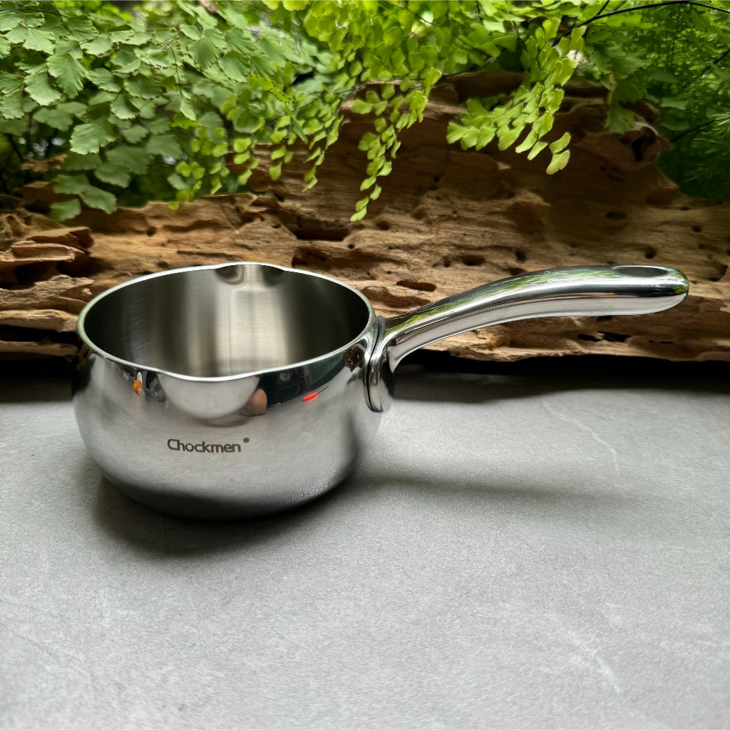 Quánh Mini KINSGEM by Chockmen Inox18/10 Siêu Dày Không Nắp Đa Năng Nồi Mini Quánh Bột Ăn Dặm DùngTừ