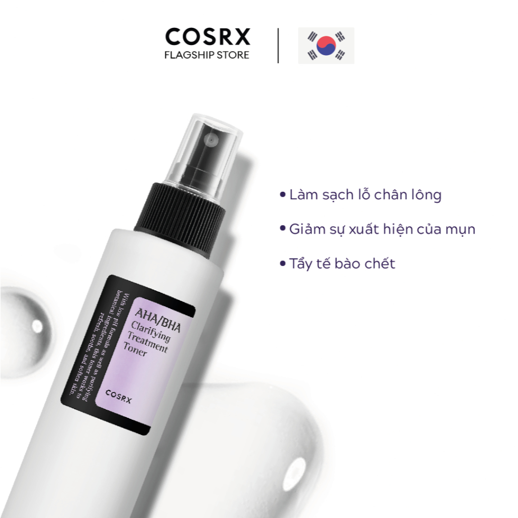 Ảnh Combo 2 Nước Hoa Hồng Tẩy Tế Bào Chết Hoá Học COSRX AHA/BHA Clarifying Treatment Toner 3
