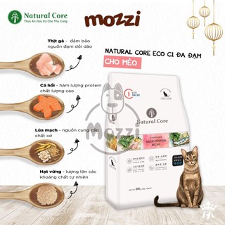 Thức ăn hạt hữu cơ Natural Core ECO C1 đa đạm cho mèo [500g - 800g - 5kg]