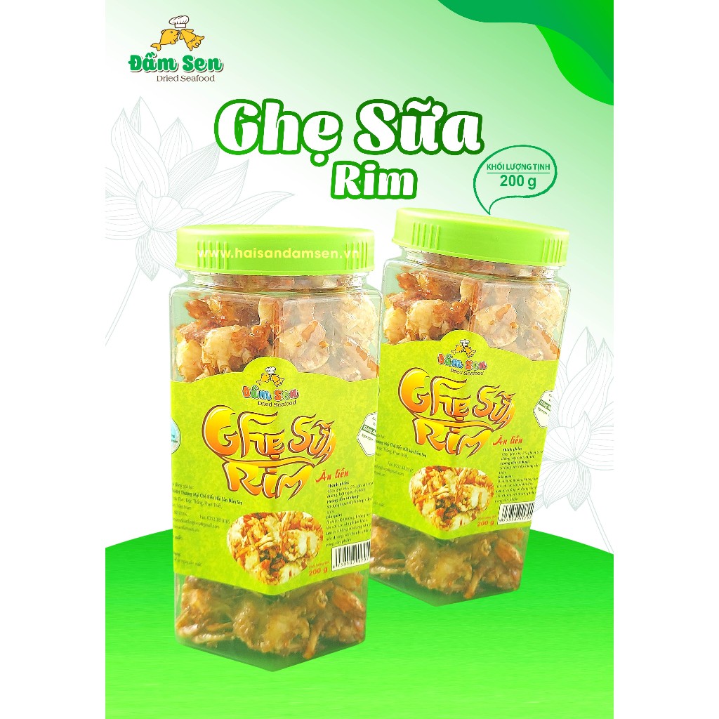 Ghẹ sữa rim ăn liền Đầm Sen - 150g | Shopee Việt Nam