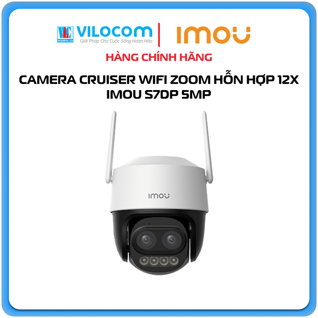 CAMERA NGOÀI TRỜI CRUISER Z IMOU 3K 5MP ỐNG KÍNH KÉP, ZOOM HỖN HỢP TỚI ...