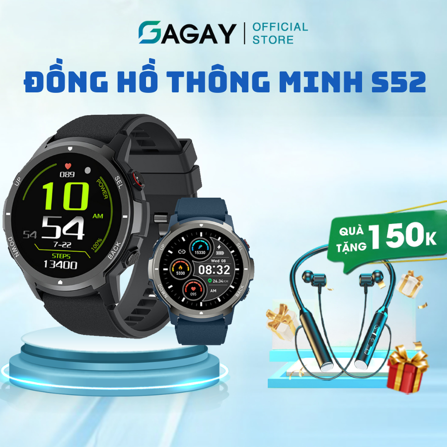 Đồng Hồ Thông Minh S52 Pro nghe gọi thông minh, smart watch nghe gọi ...