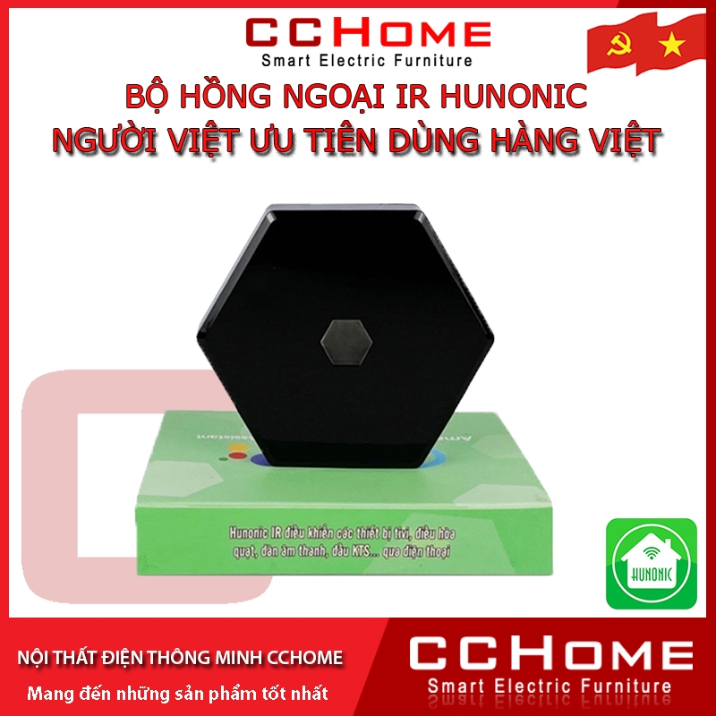 Bộ điều khiển hồng ngoại IR hunonic - điều khiển tivi, điều hoà, dàn âm ...