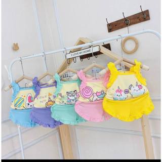 COMBO 5 BỘ 2 DÂY IN HÌNH NGHỘ NGHĨNH CÁC CON VẬT CHO BÉ GÁI