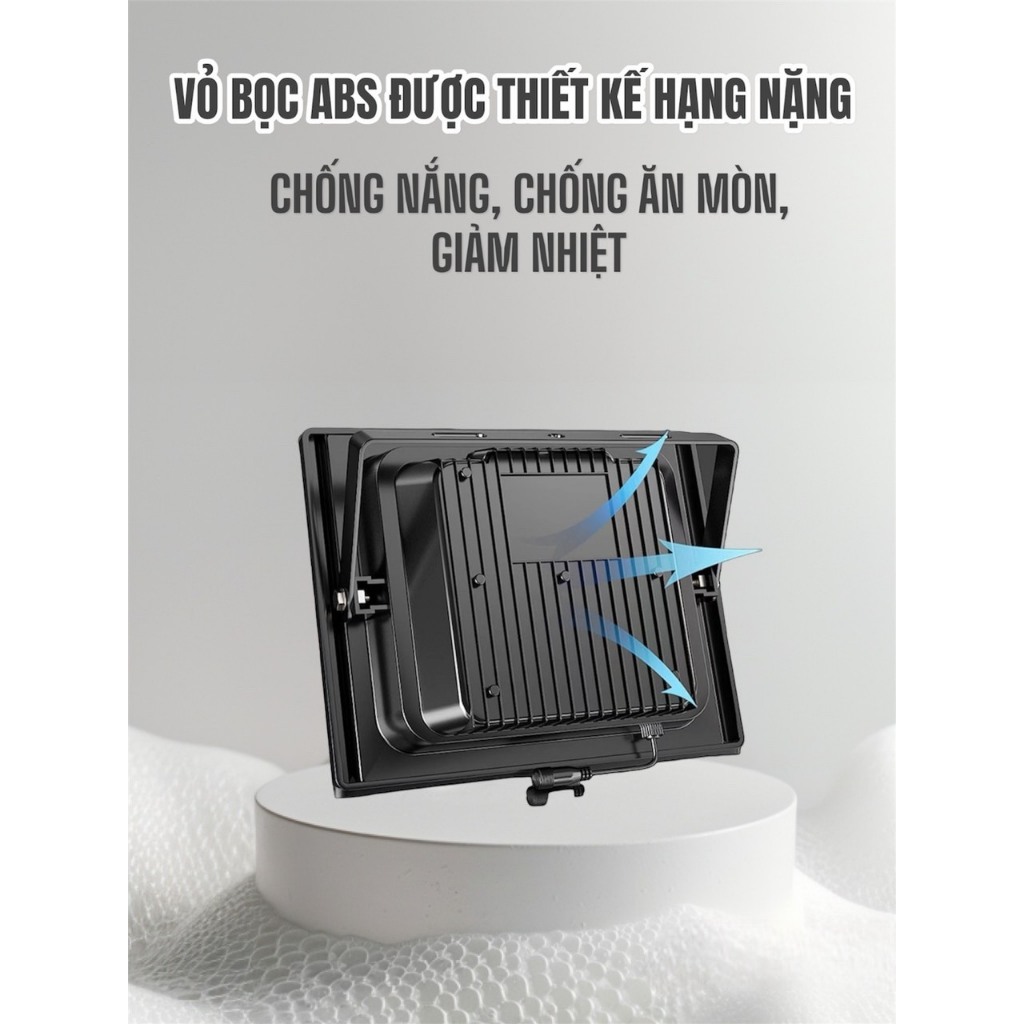 Đèn Năng Lượng Mặt Trời Anhlinh IP67 Chống Nước Tiết Kiêm 100W 200W Điện Dùng Ngoài Trời Có Tấm Sạc Kèm Remote Tiện Lợi