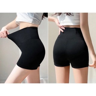 Quần đùi legging cạp cao – Hàng cao cấp, chất mì Hàn co giãn 4 chiều, ôm dáng, gọn bụng, tôn chân, thoải mái vận động