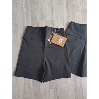 Quần đùi legging cạp cao – Hàng cao cấp, chất mì Hàn co giãn 4 chiều, ôm dáng, gọn bụng, tôn chân, thoải mái vận động