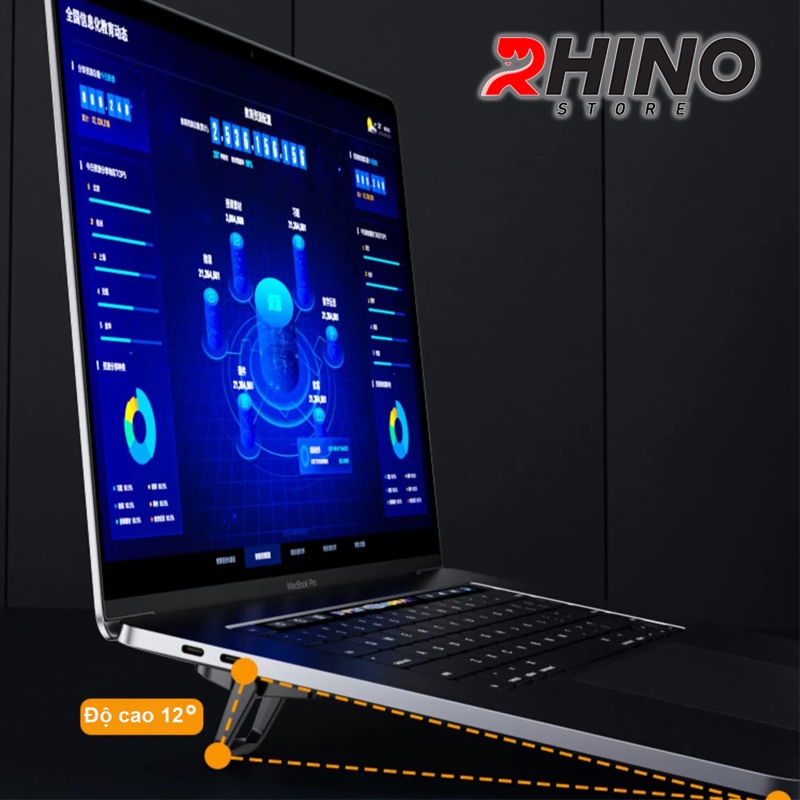 Ảnh Kệ đỡ Laptop gắn máy Rhino KL901  Tiện lợi, nhỏ gọn, dễ dàng mang theo 4