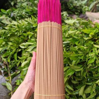 [MUA 1 TẶNG 1] Nhang Trầm Hương Sạch, Bó 1000 Que Nhang Chân Đỏ, Trầm Hương Nguyên Chất Dài 34 cm Cháy Lâu