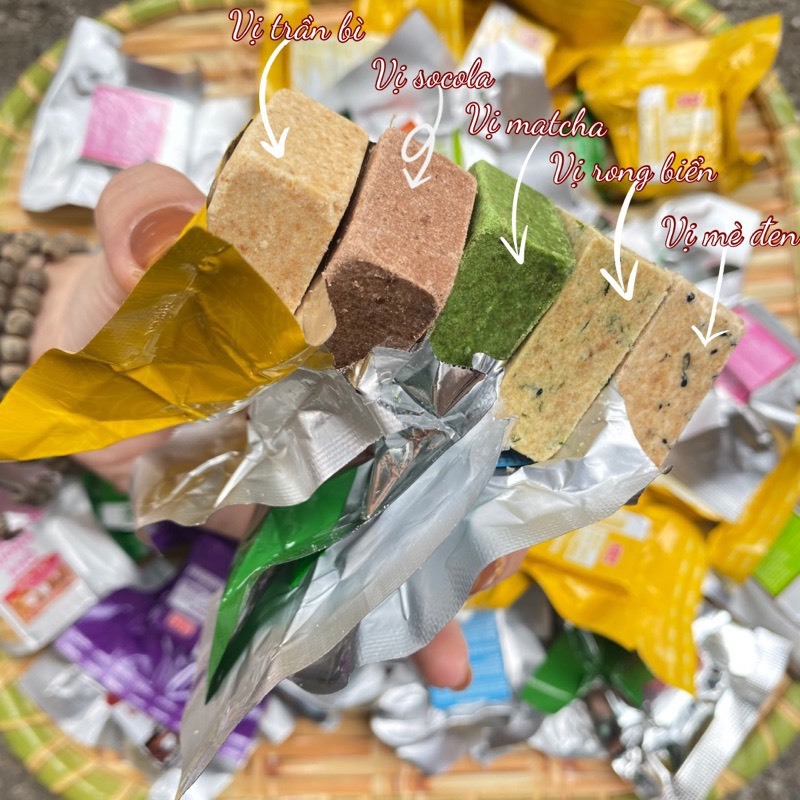 1KG/500GR Viên Lương Khô Mini Mix Vị Thay Thế Bữa Ăn Dinh Dưỡng Giảm ...