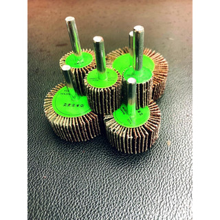 (COMBO 10 Cái)  Nhám chuôi hình trụ đủ size 20-60mm, nhám cà lem trà gỗ, kim loại, chuôi 6mm