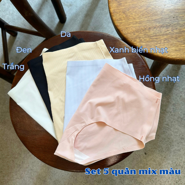 Ảnh Combo 5 Quần Lót nữ Sợi Tre Kháng Khuẩn Thấm Hút QL2421 by BeChipi 3