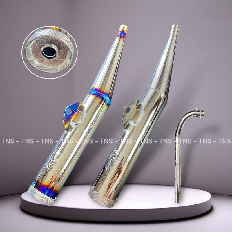 Pô Kingrag Wave Sirius xiken cổ inox móc sẵn | Shopee Việt Nam