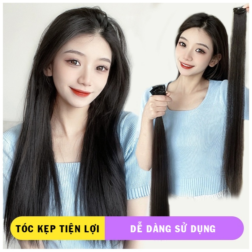 Tóc Giả Kẹp iAn, Tóc Kẹp Mảnh Nhỏ Mới Nhất, Cao Cấp NHất