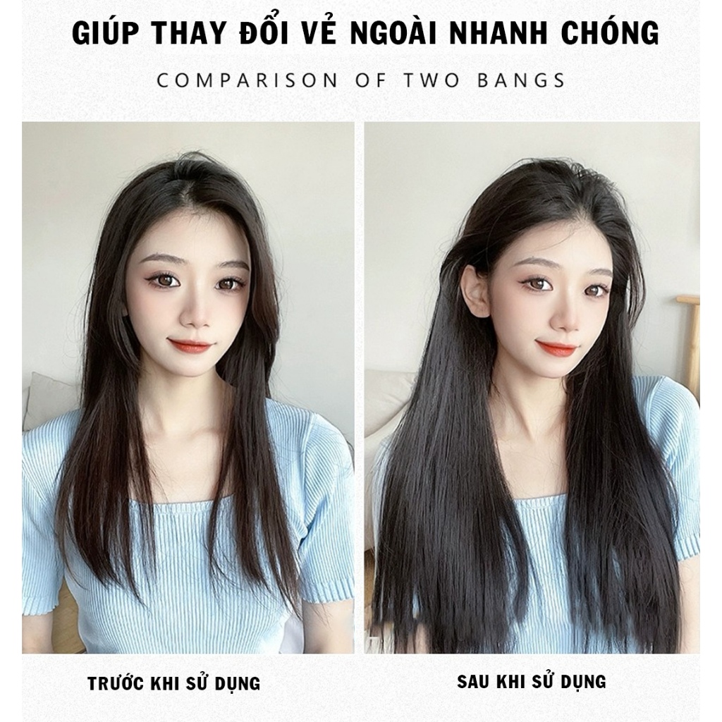 Tóc Giả Kẹp iAn, Tóc Kẹp Mảnh Nhỏ Mới Nhất, Cao Cấp NHất