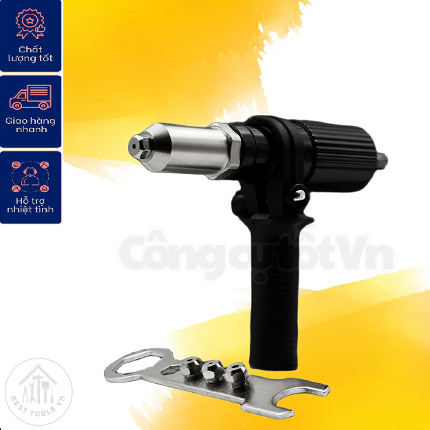 Bộ đầu kít rút đinh rive có tay cầm, Bộ rút đinh rive nhôm, Bộ kít ...