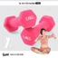 Tạ tay nữ 1kg lõi gang đặc bọc cao su tập gym yoga chống trơn trượt, xước vỡ sàn - TaTay-1kg