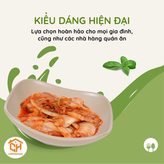 Đĩa Vuông Thái Sâu 2 Size Nhựa Việt Nhật - Đĩa Nhựa Sâu Lòng Đựng Đồ Ăn Kèm, Đồ Ăn Vặt Nhà Hàng, Quán Ăn Cam Homeware